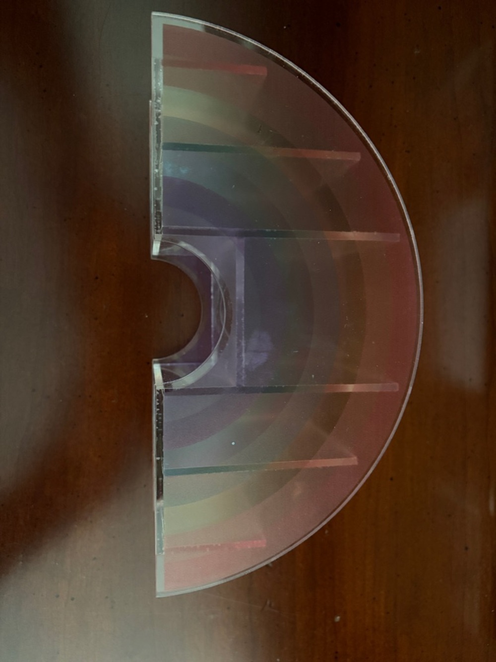 Transparent Iridescent Rainbow 🌈 Office or Makeup Organizer - Picture 2 of 2